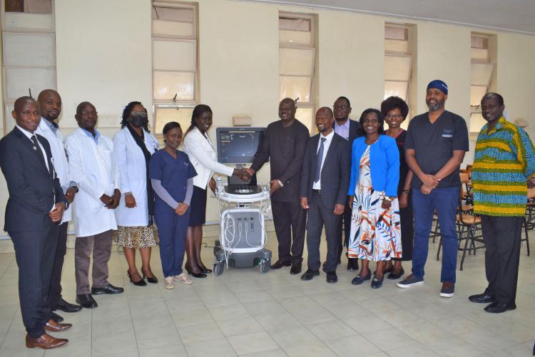 Handing over of Affiniti 70 Phillips ultrasound to KNH Interventional Radiology Clinic.