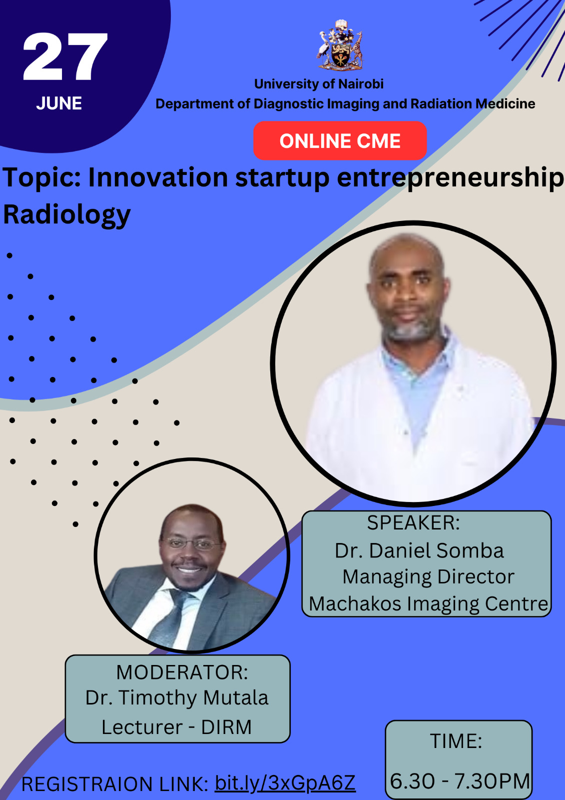 UON -DIRM -CME ON INNOVATION STARTUP ENTREPRENEURSHIP IN RADIOLOGY IN COLLABORATION WITH MIC