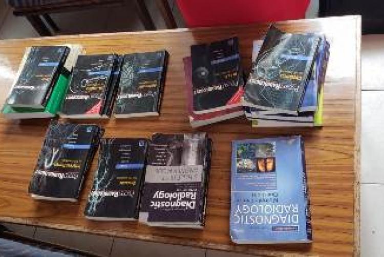 Book donation from Dirm Alumni Dr. Ndii in Australia