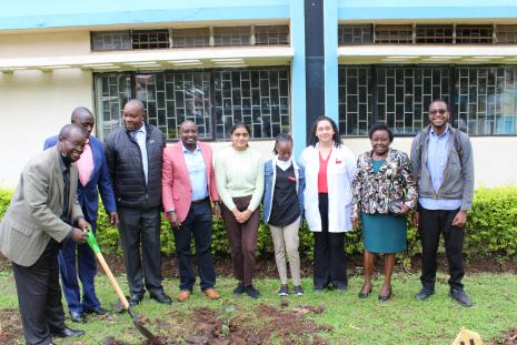 Dirm Administrator Jacob Meme participated in Tree planting exercise