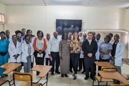 DIRM Faculty with Visiting Peadiatric Radiologist Dr. Annemieke